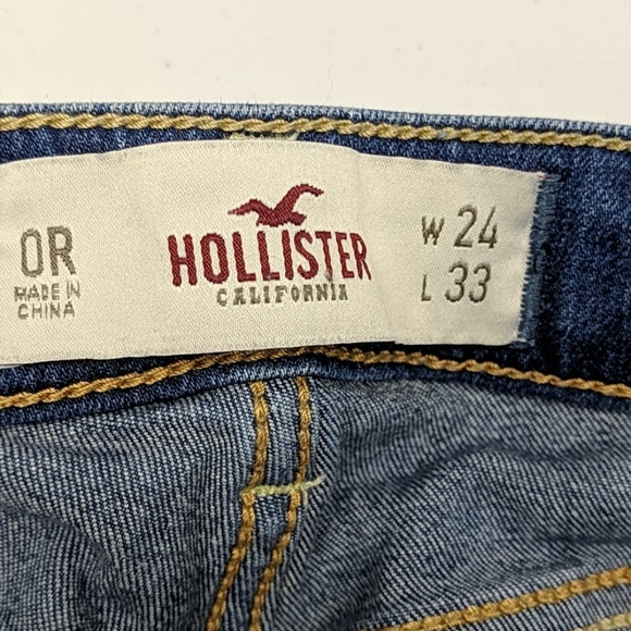Women's Hollister Jeans Distressed 24x33 @cool - Picture 5 of 13